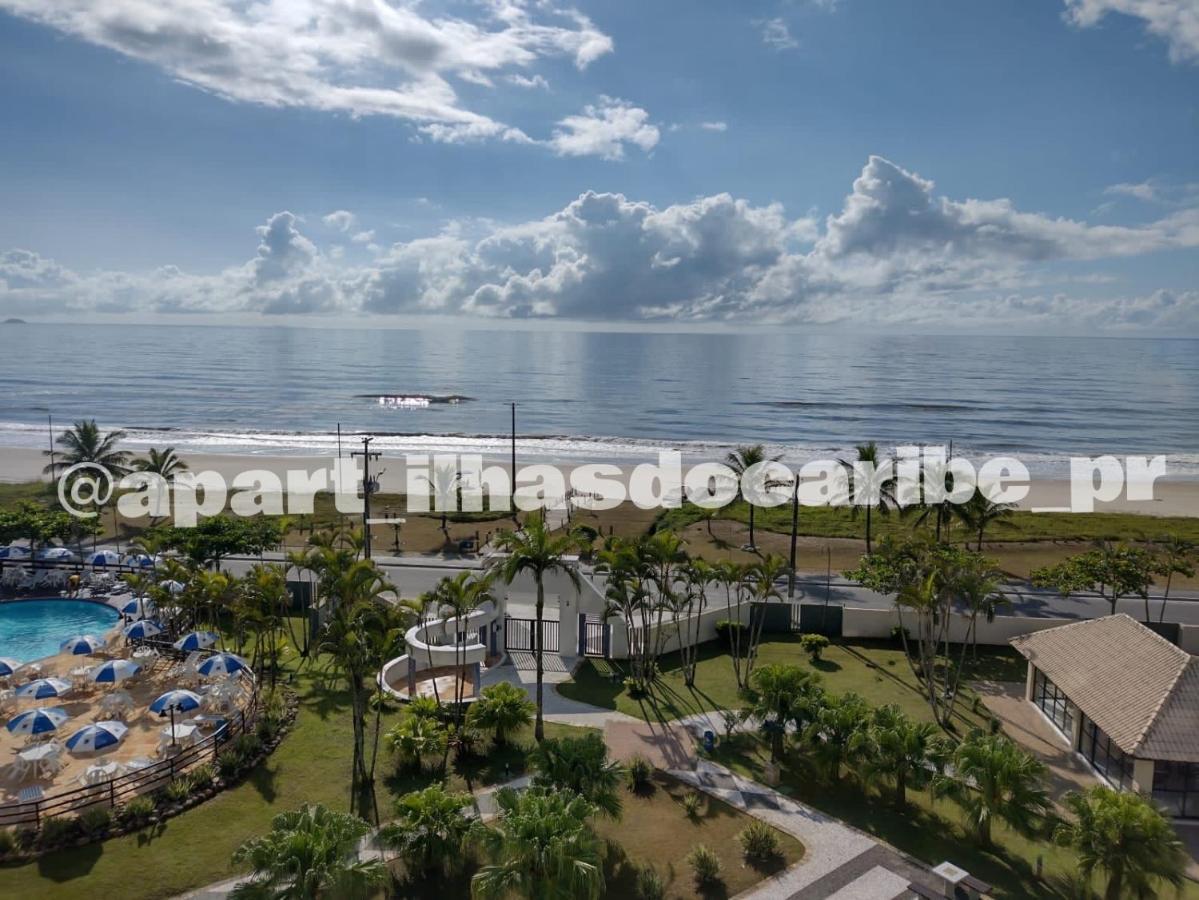 Apto Cond Ilhas Do Caribe - Pr - Beira Mar Matinhos Ngoại thất bức ảnh