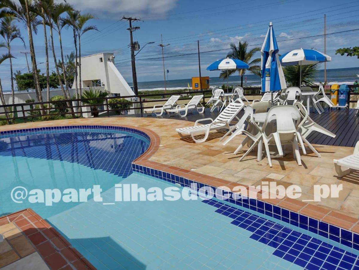 Apto Cond Ilhas Do Caribe - Pr - Beira Mar Matinhos Ngoại thất bức ảnh