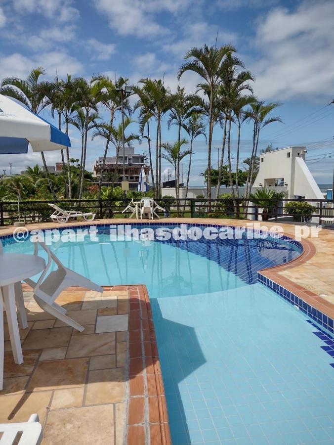 Apto Cond Ilhas Do Caribe - Pr - Beira Mar Matinhos Ngoại thất bức ảnh