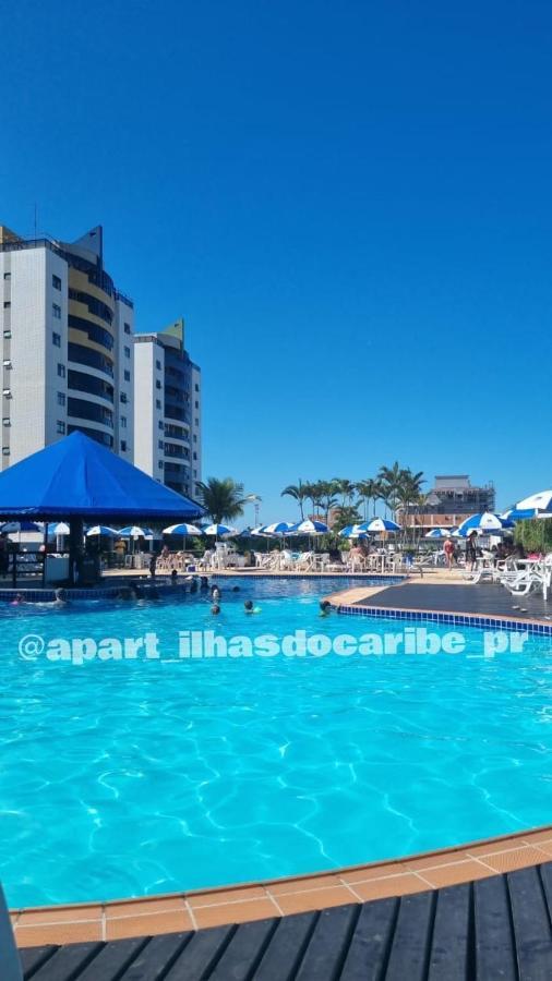 Apto Cond Ilhas Do Caribe - Pr - Beira Mar Matinhos Ngoại thất bức ảnh