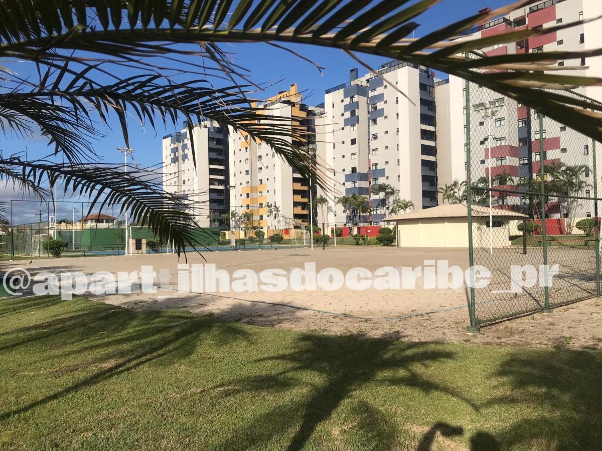 Apto Cond Ilhas Do Caribe - Pr - Beira Mar Matinhos Ngoại thất bức ảnh