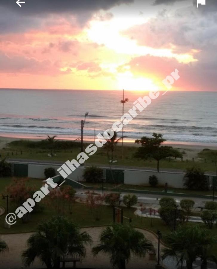 Apto Cond Ilhas Do Caribe - Pr - Beira Mar Matinhos Ngoại thất bức ảnh