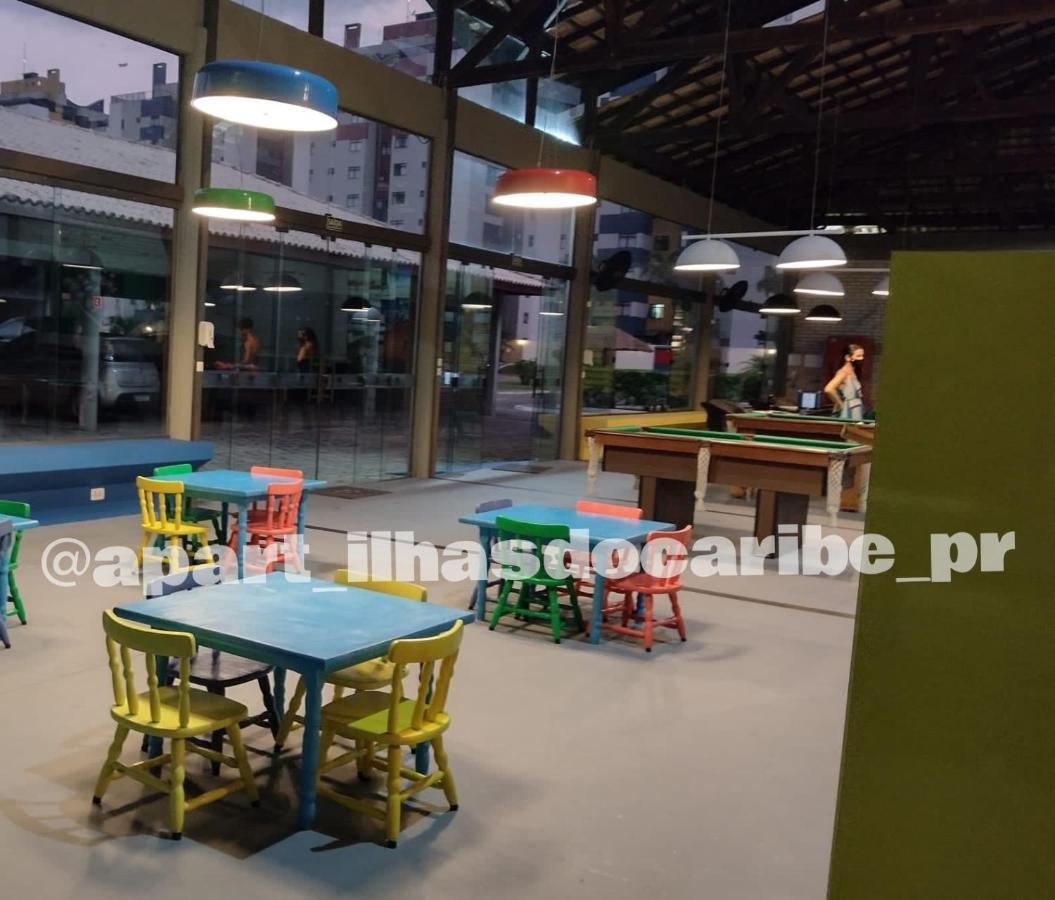 Apto Cond Ilhas Do Caribe - Pr - Beira Mar Matinhos Ngoại thất bức ảnh