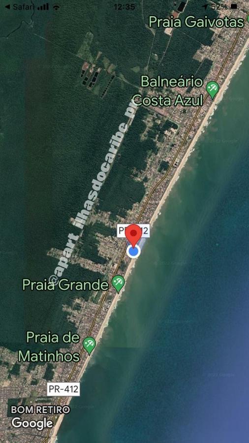 Apto Cond Ilhas Do Caribe - Pr - Beira Mar Matinhos Ngoại thất bức ảnh