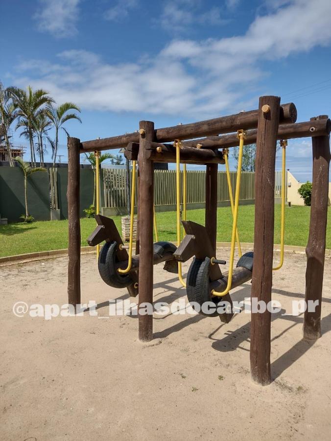 Apto Cond Ilhas Do Caribe - Pr - Beira Mar Matinhos Ngoại thất bức ảnh