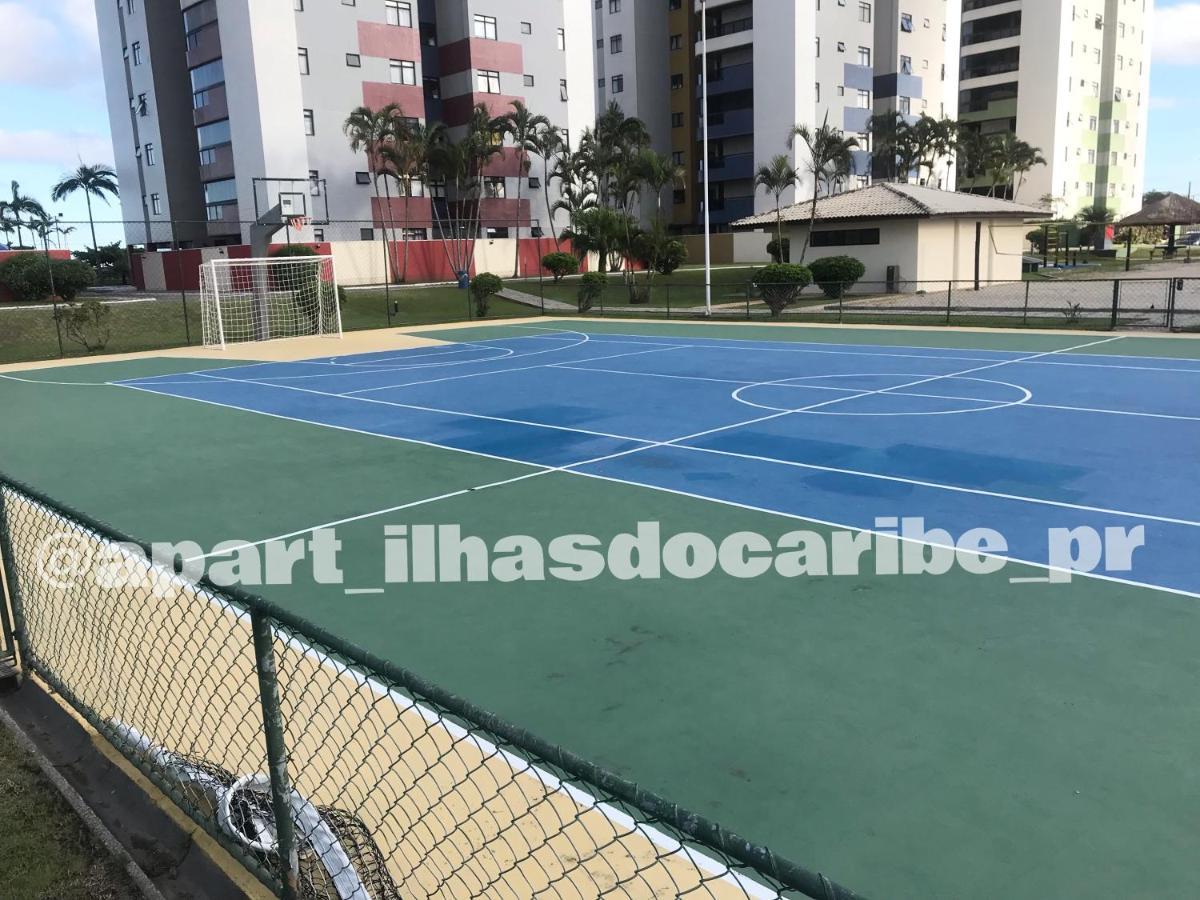Apto Cond Ilhas Do Caribe - Pr - Beira Mar Matinhos Ngoại thất bức ảnh