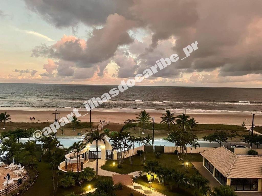 Apto Cond Ilhas Do Caribe - Pr - Beira Mar Matinhos Ngoại thất bức ảnh
