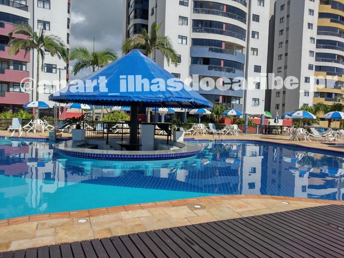 Apto Cond Ilhas Do Caribe - Pr - Beira Mar Matinhos Ngoại thất bức ảnh